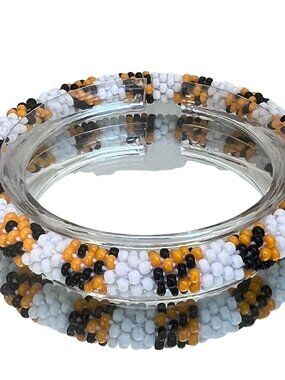 Bumble Bee Pattern Beaded Bracelet